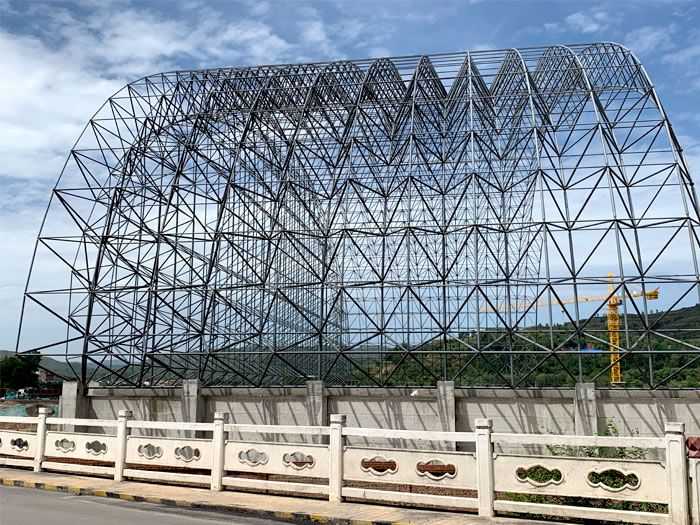 西双版纳山寨矿储煤棚网架